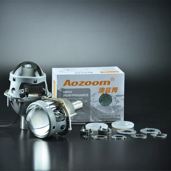 

2017 Aozoom Car styling Auto head light 3.0 inch Bi xenon Projector Lens HELLA H7 Lossless Lens connect with HC21 bulb