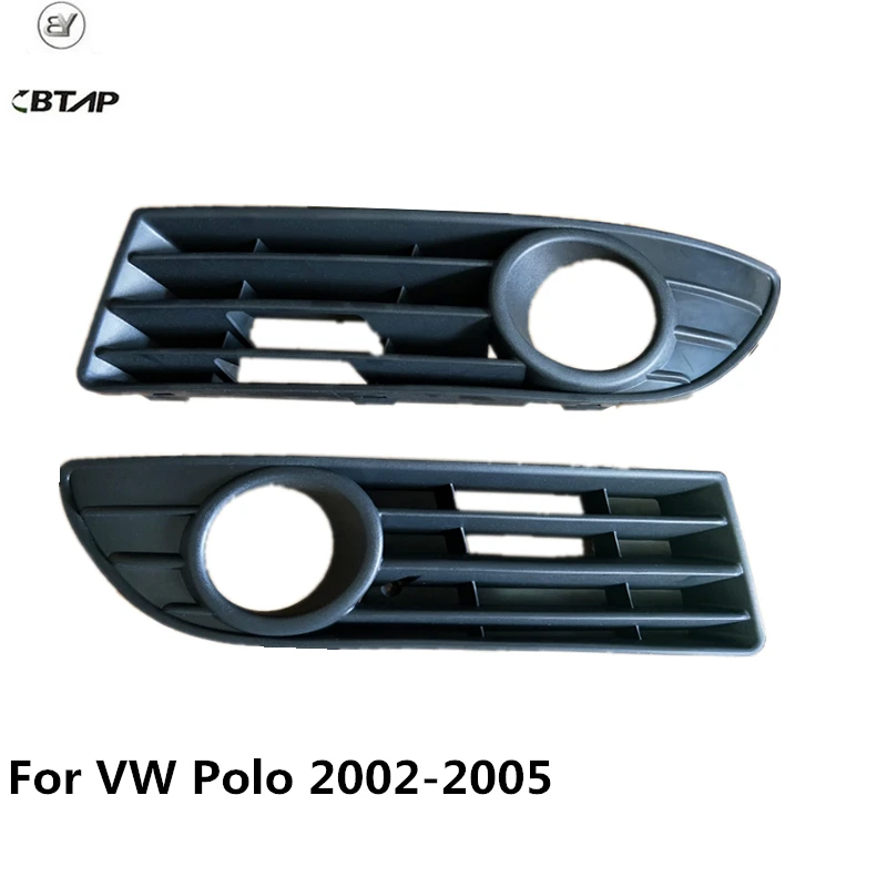 Передняя и левая противотуманная фара BTAP новая решетка для VW POLO 9N 2002 2005 6Q0853665 6Q0853666