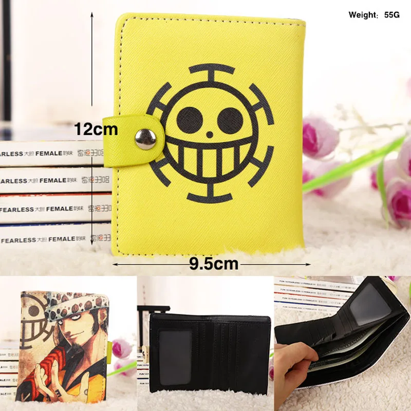 Наруто Аниме Акацуки Учиха Итачи Синтетическая кожа короткий кошелек цельный держатель для карт кошелек для крутого дизайна косплей подарок - Цвет: One Piece 4