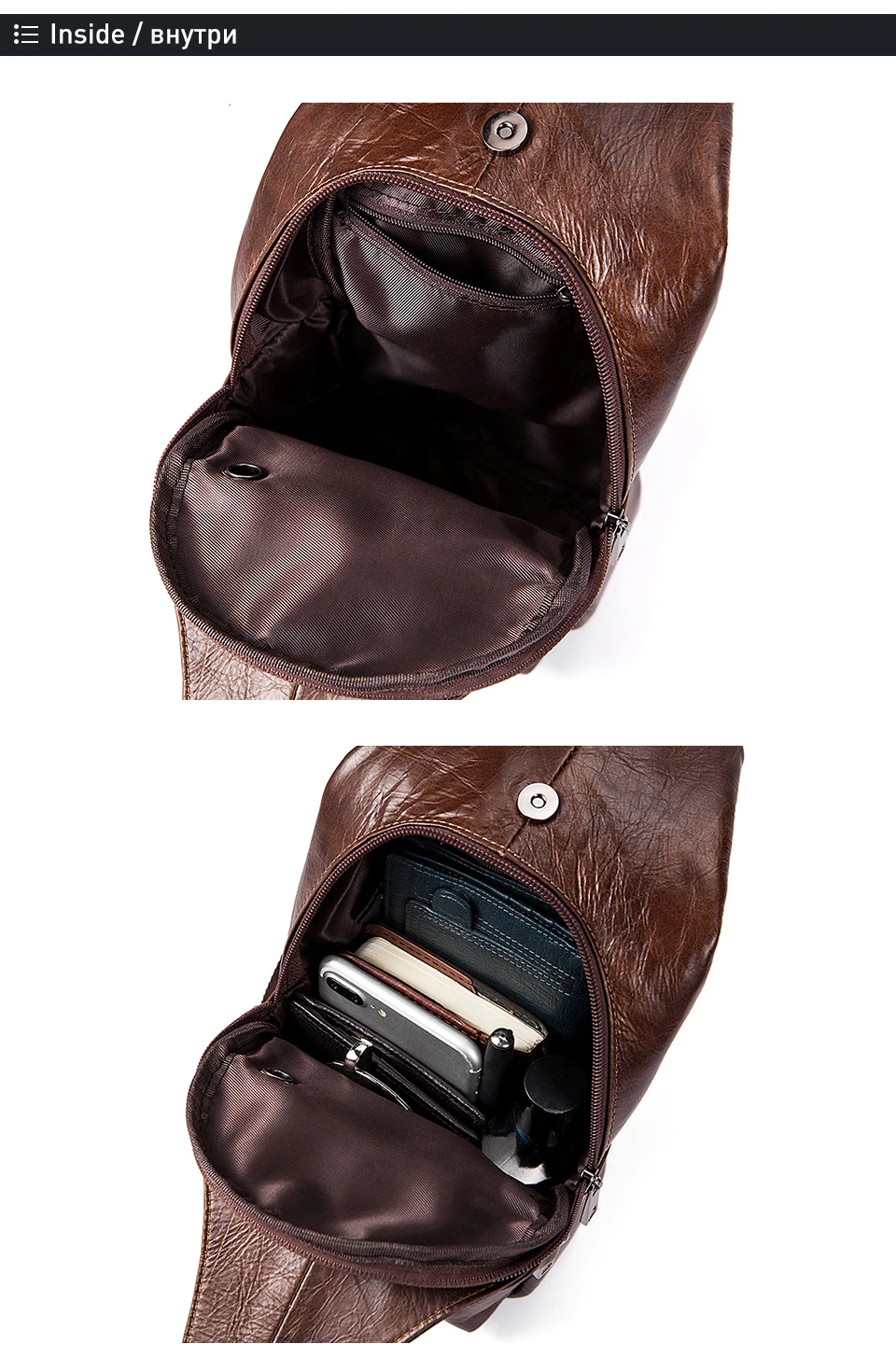 leather men bag