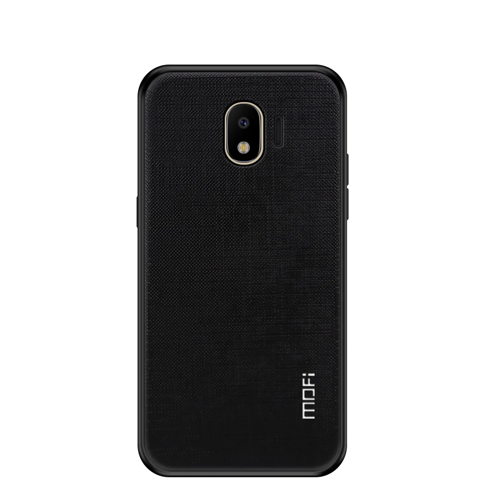 MOFI для samsung Galaxy J4 чехол силиконовый+ PC чехол для телефона для samsung J4 J400F J400G задняя крышка Роскошные противоударный принципиально 5,5" - Цвет: Black
