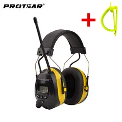 Protear НРР 25dB Защита слуха AM, FM наушники для радиоуправления Электронная Защита уха радио слуха