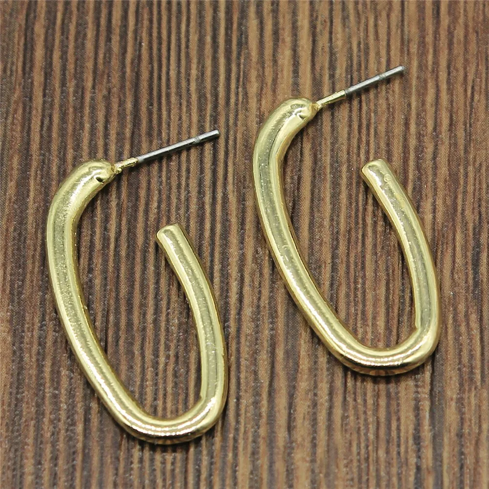 

10pcs 14x30mm Geometric Shape Earrings Making Accessories Golden Color Studs Earrings Connectors Linker For DIY Earring Making