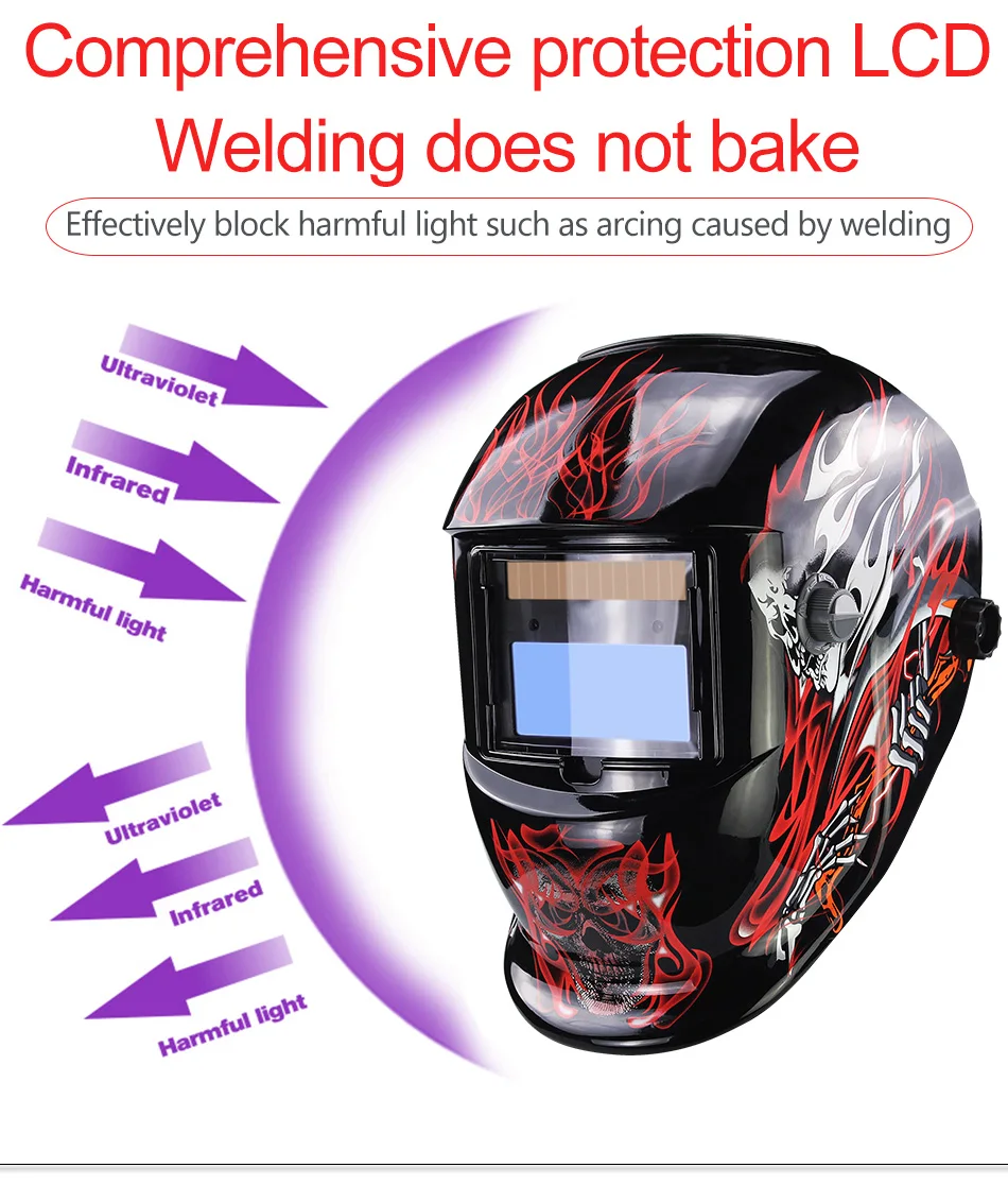 Солнечная Автоматическая Затемняющая электрическая маска Wlding/шлем/сварочная крышка/сварочная линза/маска для глаз для сварочного аппарата и отрезной инструмент с плазменной панелью