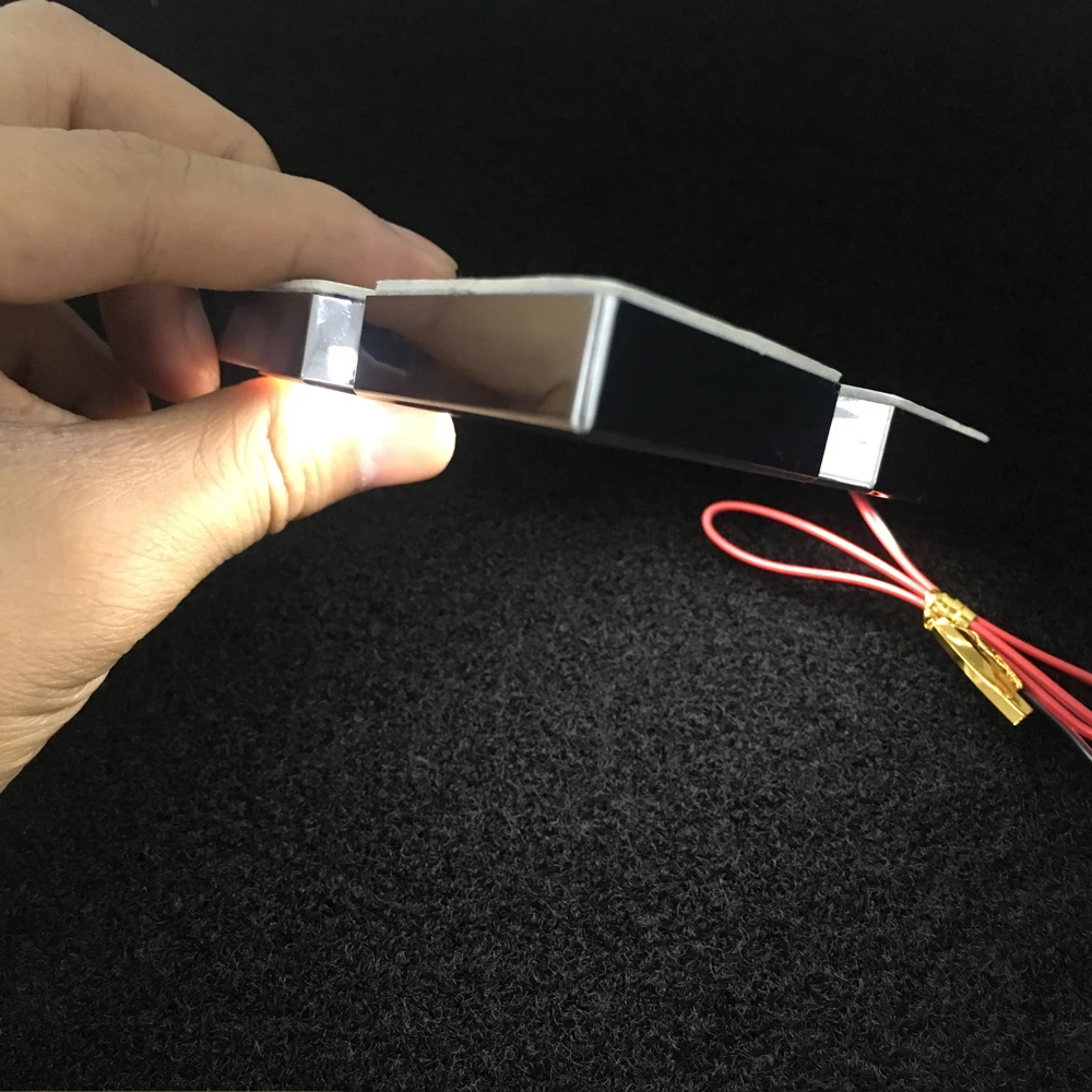 

White Car Styling 5D Logo Light For Mitsubishi Lancer 10 Pajero ASX Outlander Insignia LED Badge Light Rear Lamp Car Accessories
