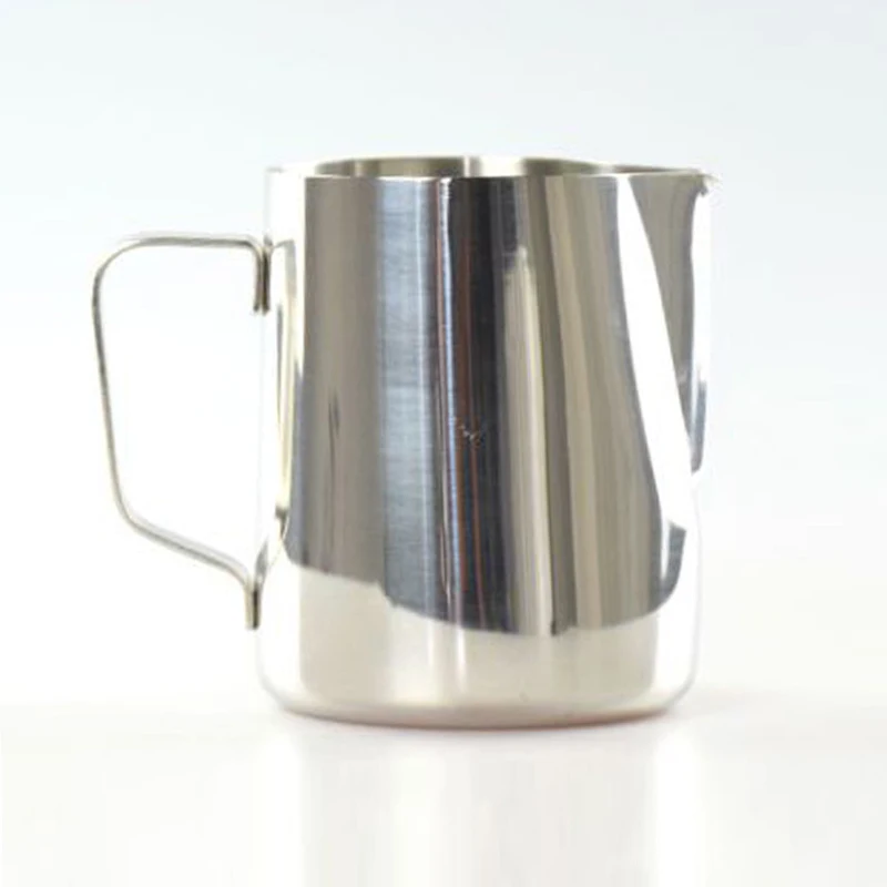 1pc Expresso Stainless Steel Coffee Pitcher Thermometer Milk Frothing Tea Latte Jug