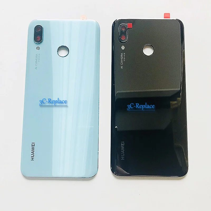 6," для huawei Nova 3 PAR-AL00 PAR-LX9 PAR-L29 PAR-L11 PAR-LX1 задняя Батарея крышка дверца батарейного Корпус чехол сзади Стекло запчасти