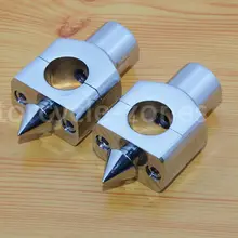 Хромированный мотоцикл " 25 мм протектор грудной клетки стоячий зажим для Kawasaki Suzuki Yamaha Honda Harley вертолет крейсер