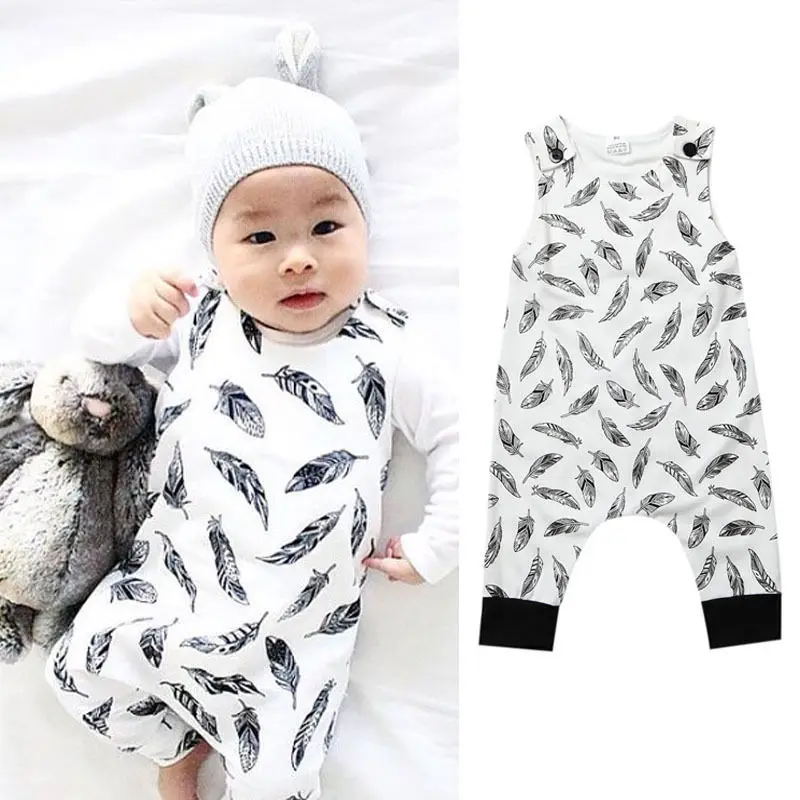 

Autumn Children Baby Romper Clothes Newborn Infant Baby Boy Girl White Cotton Printed Romper Jumpsuit Baby Sleepsuit Outfits