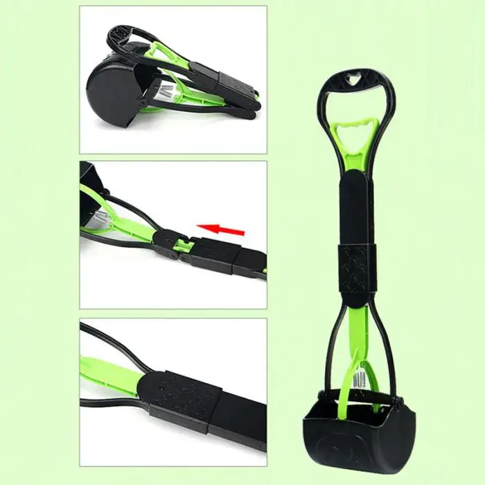 Собака отходов легко пикап Pooper Scooper ходьба Pet Poo Poop Совок захвата Picker 669