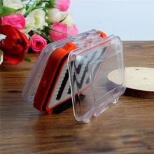 1 шт. портативный ящик для рыболовных инструментов Приманка муха крючок контейнер для хранения рыболовные снасти Горячая рыболовная приманка Коробка органайзер прочный