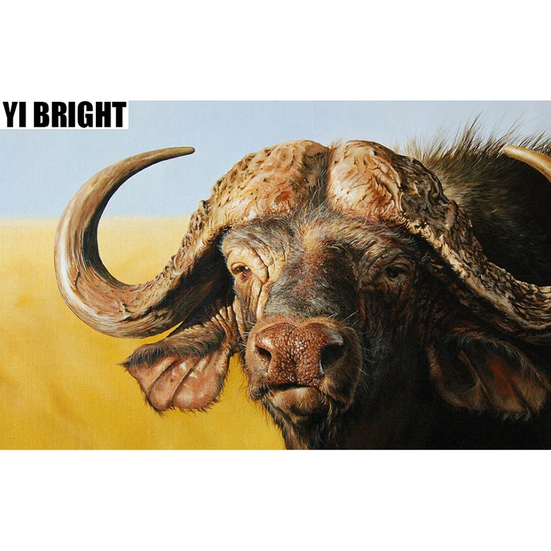 5D Diy Animal Diamond Painting Diamond Embroidery "African Buffalo