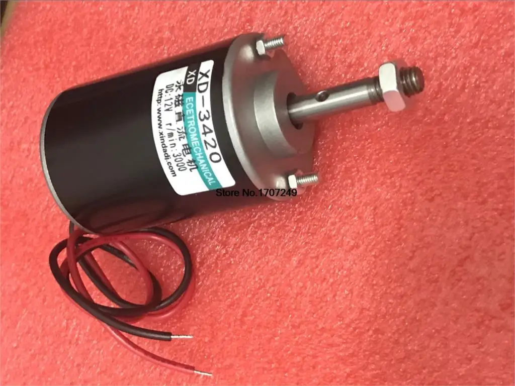 12/24V 30W Permanentmagnet DC Motor High Speed CW/CCW Elektromotor XD-3420 ❤ 12/24V 30W Permanentmagnet DC Motor High Speed CW/CCW Elektromotor XD-3420 ❤
