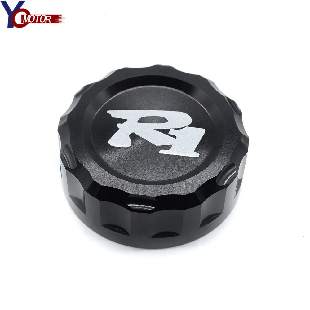 

YZF-R1 YZF-R6 Motorcycle Motorbike Rear Brake Fluid Reservoir Cover Cap CNC Aluminum For YAMAHA YZF R1 R6 2009 2010-2014