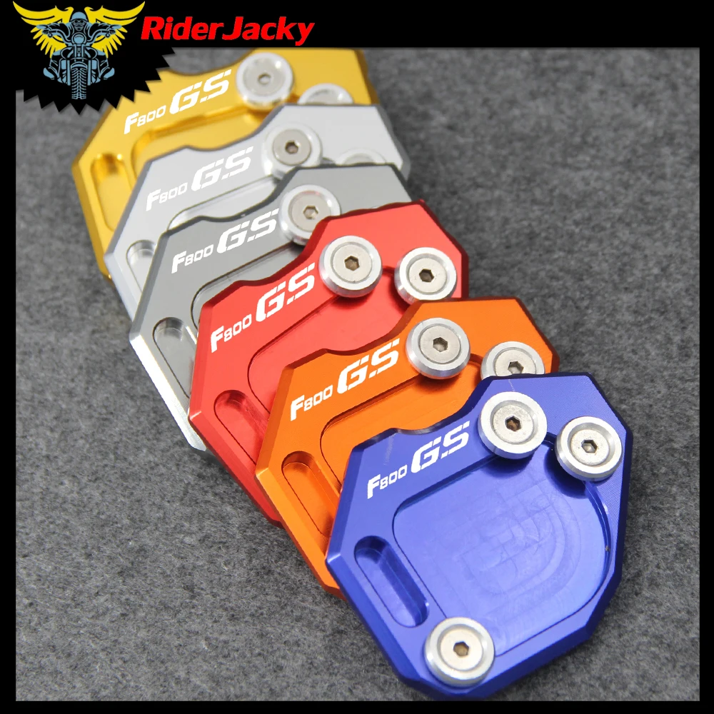 

For BMW F800GS 2008-2015 2009 2010 2011 2012 2013 2014 Aluminum Motorcycle Side Kickstand Stand Extension Plate Pad Enlarger