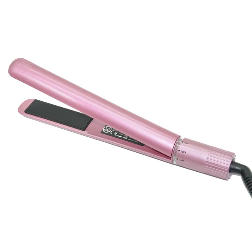 

CLRLIFE Professional Hair Straightener Flat Iron 2 In 1 Ceramic Tourmaline Curling Iron and Hair Straightening Iron Styling Tool