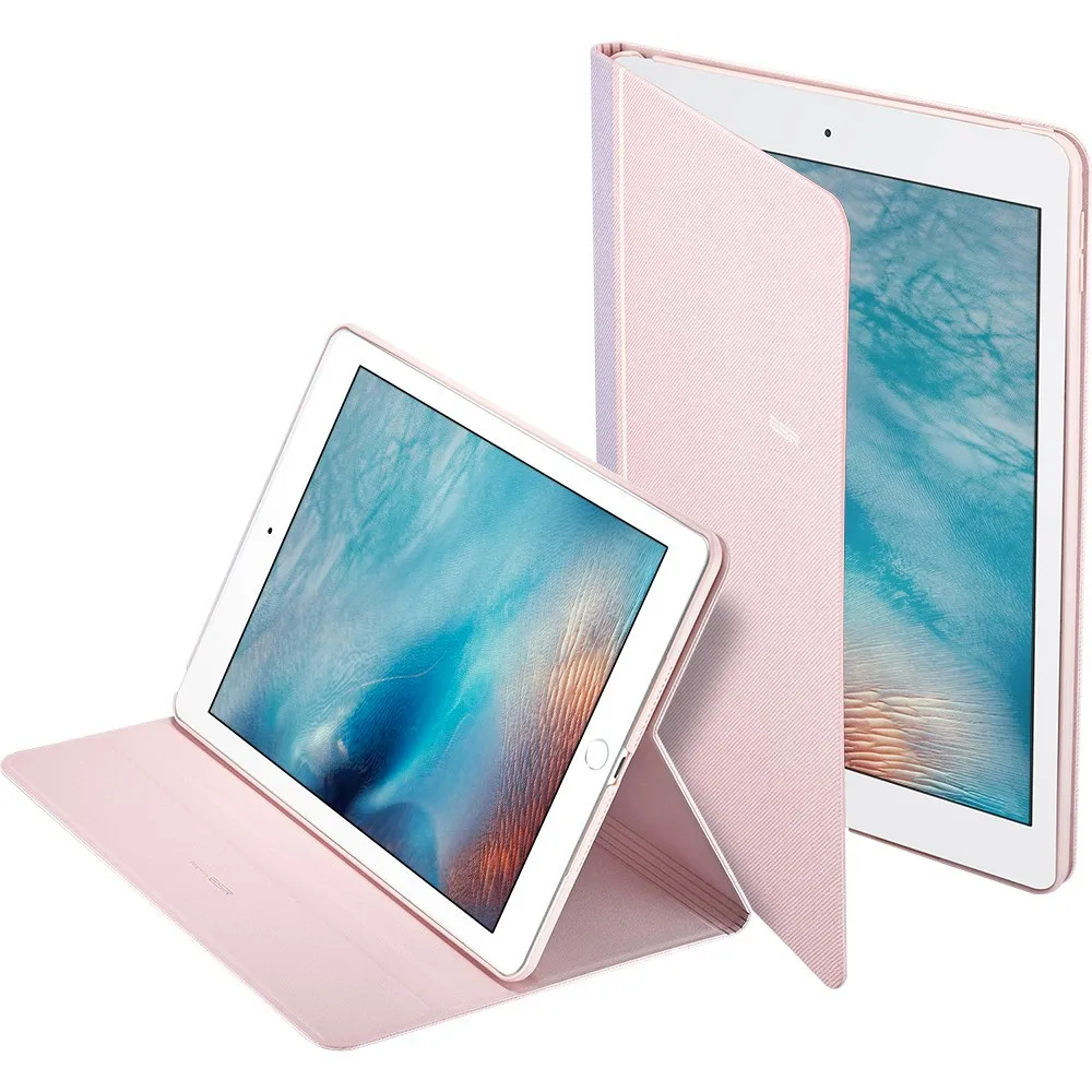 Чехол для iPad Air 2, ESR из искусственной кожи Smart Cover Чехол-книжка с подставкой с функцией автоматического сна/пробуждения экологический чехол для Air 2