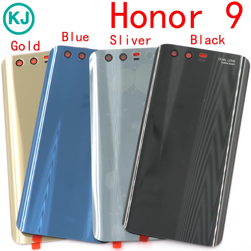 

10pcs New Honor 9 Lite Glass Battery Housing Back Cover For Hauwei Honor 9 Battery Door Back Case With Glue Sticker Adhesive