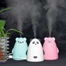 Cute bear Ultrasonic Air Aroma mini usb Humidifier Electric Aromatherapy Essential Oil Aroma Diffuser