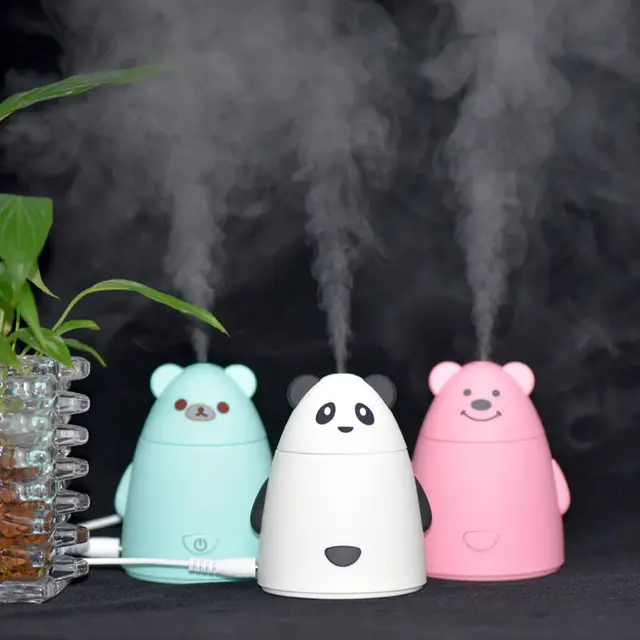 Cute bear Ultrasonic Air Aroma mini usb Humidifier