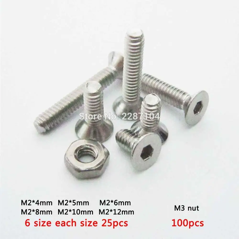 M3 x 6mm Stainless Slotted Csk Screws 10 pack