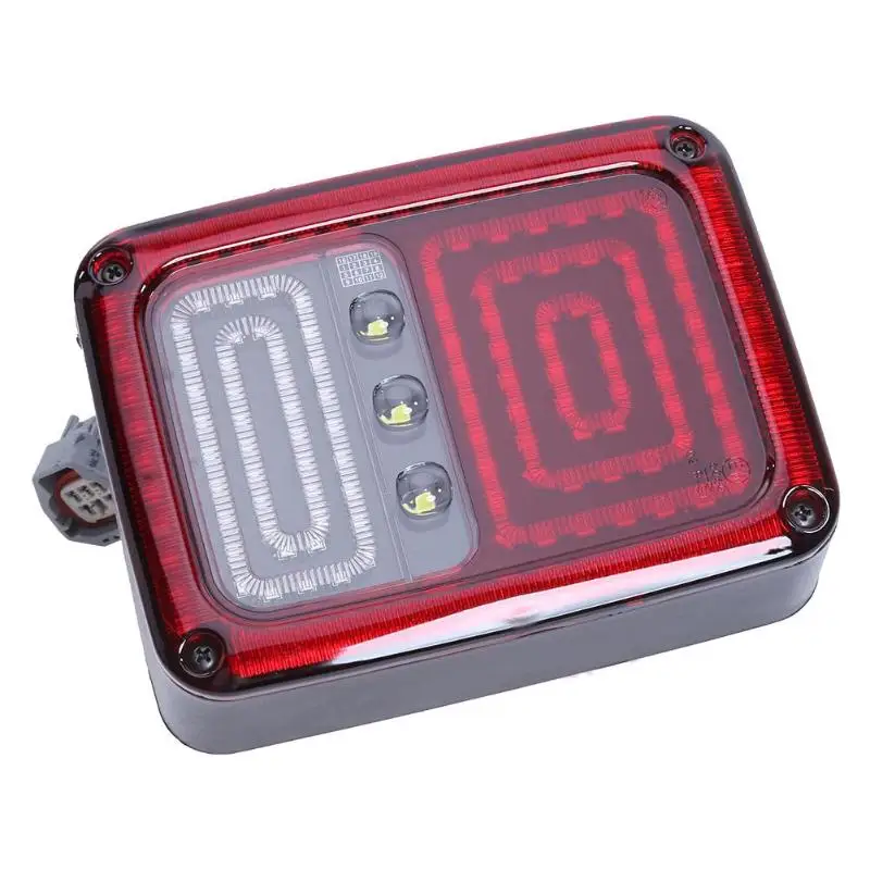 Discount 2Pcs LED Tail Lights Brake Lamp 2th Generation US for Jeep Wrangler 07-16/07-15 Auto Rear Turn Signal Reverse Backup Taillight 8