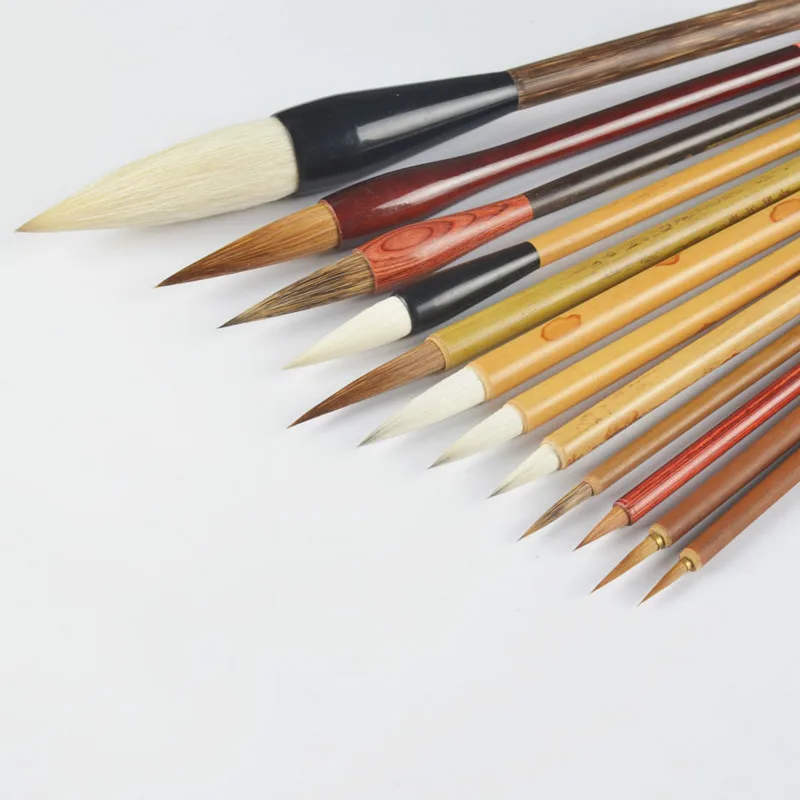 Chinese Calligraphy Brush Pen Chinese Painting Brush Set Landscape Peony Watercolor Painting Claborate-style Painting Brush Pen цена Chinese Calligraphy Brush Pen Chinese Painting Brush Set Landscape Peony Watercolor Painting Claborate-style Painting Brush Pen цены онлайн