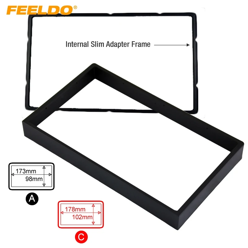 

FEELDO Car DVD/CD Radio Stereo Fascia Panel Frame Adapter Fitting Kit For Excelle/Lacetti/Aveo/Forenza/Viva #AM1601