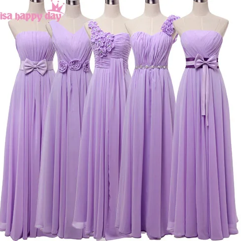 

vestidos de sirena elegantes full figure long chiffon v neck bridesmaid dresses under 50 dress lavender plus size gown B2742