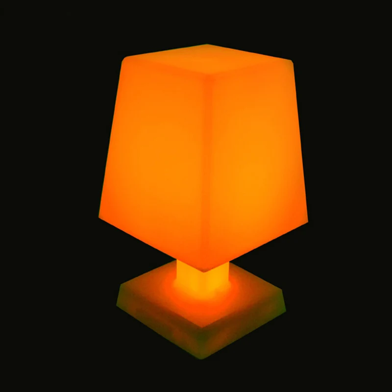 

L16*W16*H25 New Arrival 16 Color Changeable LED RGB Table Lmpt Light for Christmas Atmosphere Night Lamp Free shipping 1pc