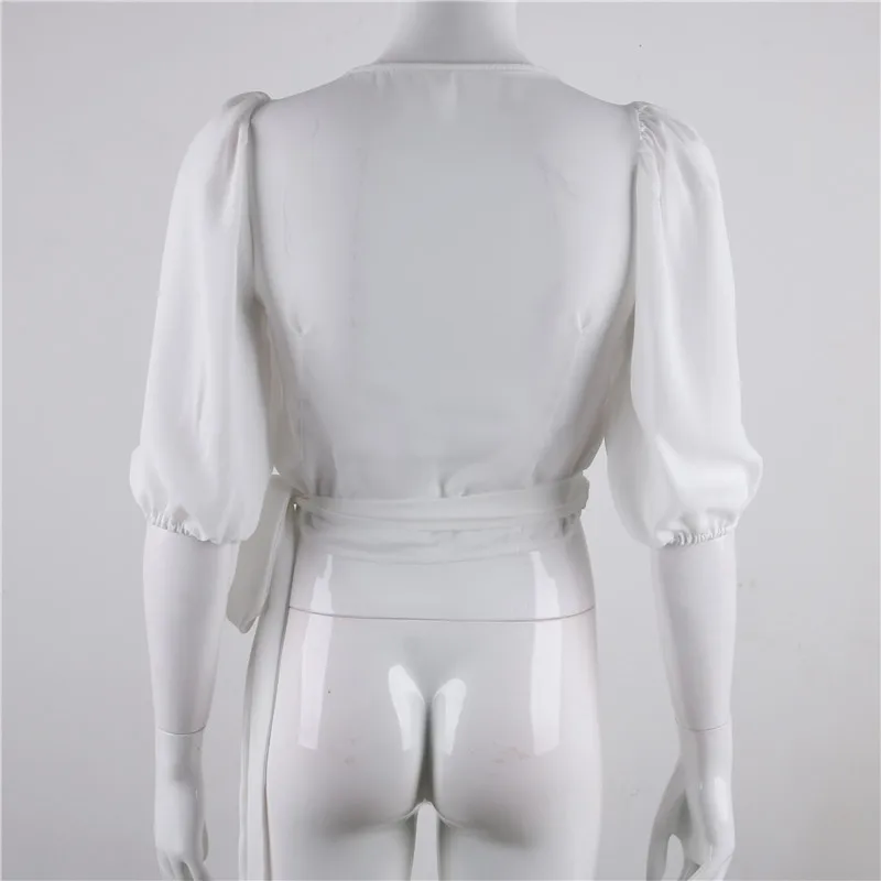 white chiffon blouse women01