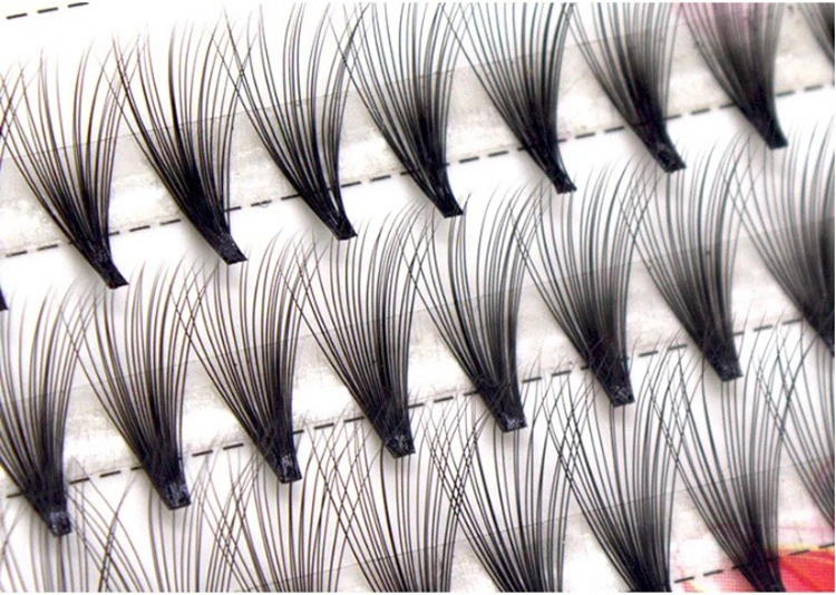 HBZGTLAD 1 коробка 20D Натуральные Искусственные норковые волосы шелковые ресницы 0,07 толщина накладные ресницы из норки накладные ресницы