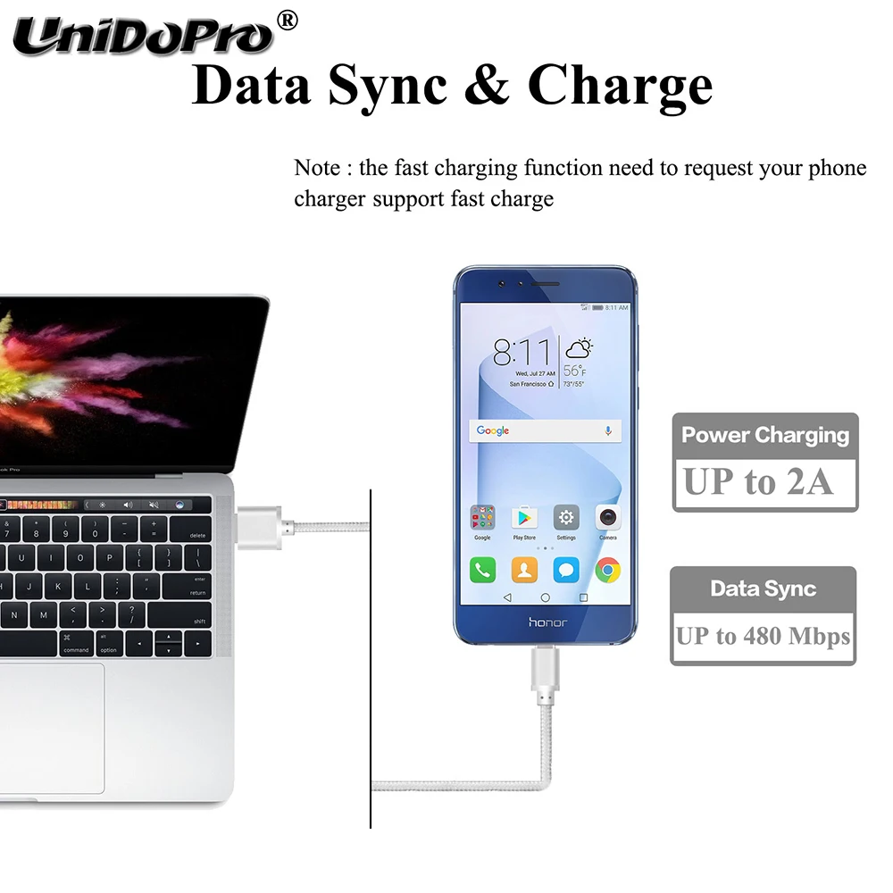 Micro USB кабель для синхронизации данных и быстрой зарядки для samsung Galaxy Tab A T297 T295 T710 T715 9,7 T810 T815, Tab A J E J5 J6 J7 J8