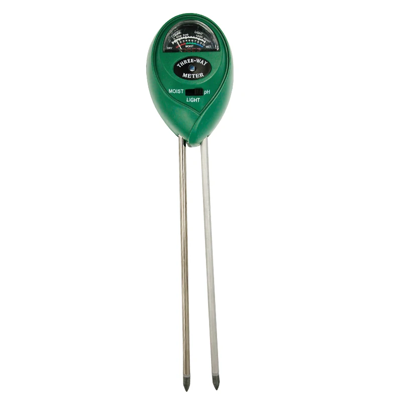 Lazder 3-in-1 Pflanzen-//pH-Messger/ät Hydrokultur-Analysator Feuchtigkeitsmessger/ät