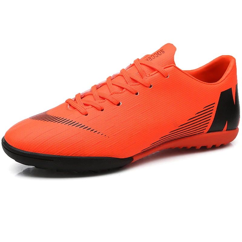

Indoor Men Soccer Shoes Sneakers Cheats Turf Male Football Shoes Rubber Soft Sole Zapatillas Mens Sport Trainers Shoes Foot Ball
