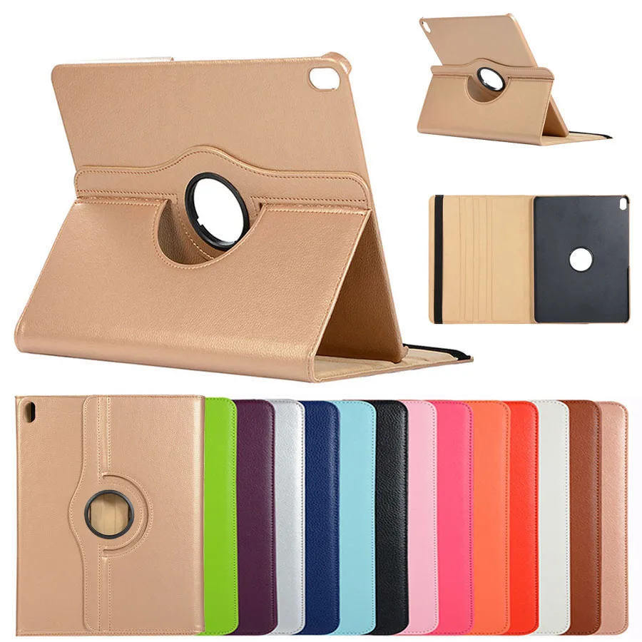 360 Degree Rotating Case Stand Cover For iPad Pro 11 inch 2018 PU Leather Smart Cover Auto SleepWake for Apple iPad Pro 11 Case
