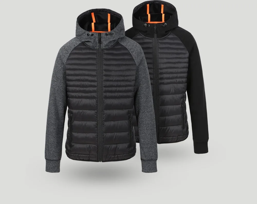Xiaomi Uleemark Men cotton-padded clothes Sports series Winter Autumn outdoor Spliced sportswear Camping Male Jacket Coat (2)