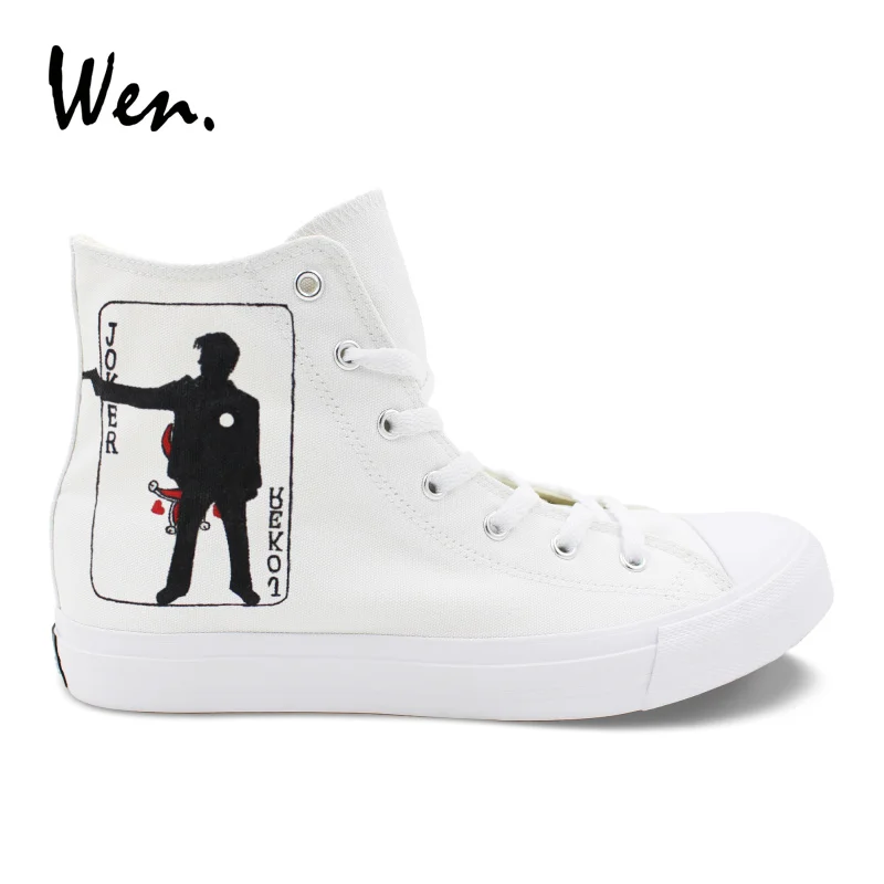 designer white canvas sneakers