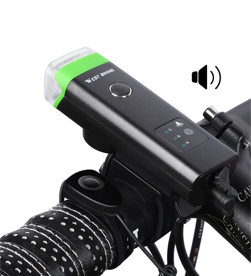 Excellent WEST BIKING Bike Light Induction Front Light Cycling Bicycle USB Charging Warning Flashlight Handlebar Torch With Bell Head Lamp 29 Excellent WEST BIKING Bike Light Induction Front Light Cycling Bicycle USB Charging Warning Flashlight Handlebar Torch With Bell Head Lamp 29