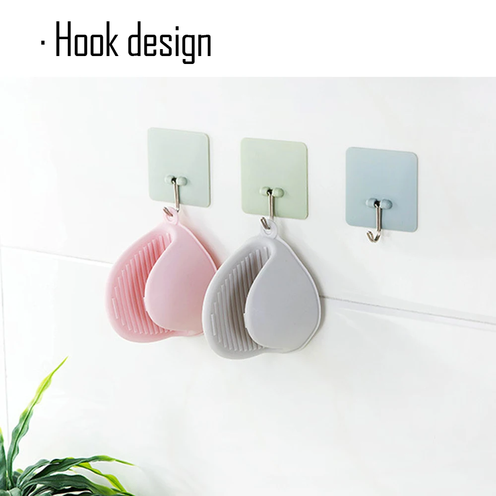 

1Pc Kitchen Silicone Heat Resistant Gloves Clips Insulation Non Stick Anti-slip Pot Bowel Holder Clip Cooking Baking Oven Mitts
