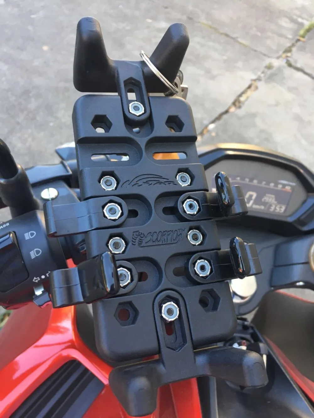 Алюминиевый u-болт мотоцикл руль крепление для Garmin gps карта 62 64 320 серия для iPhone 8 7 6 5 сотовый телефон для Ram крепления
