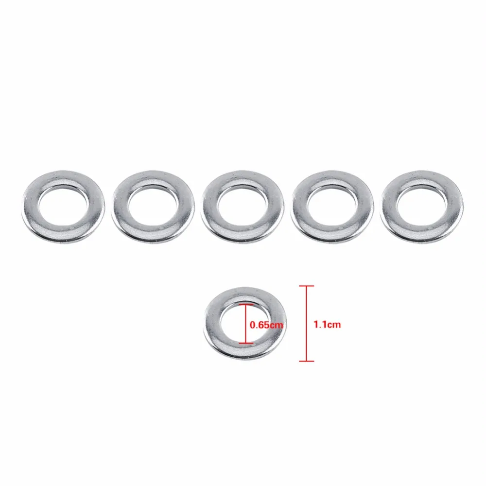 100 шт./компл. M3/M4/M5 шайба Нержавеющая сталь Метрические плоские шайбы винты оборудования