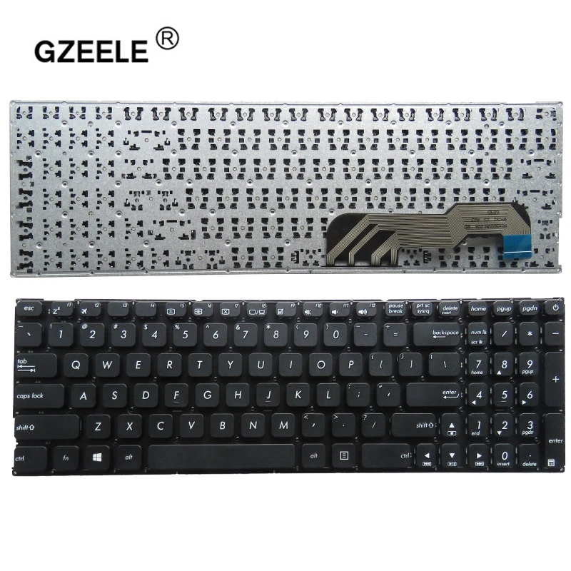 GZEELE Новая Клавиатура США для Asus X541 X541U X541UA X541UV X541S X541SC X541SC X541SA X541UJ английская клавиатура для ноутбука без рамки