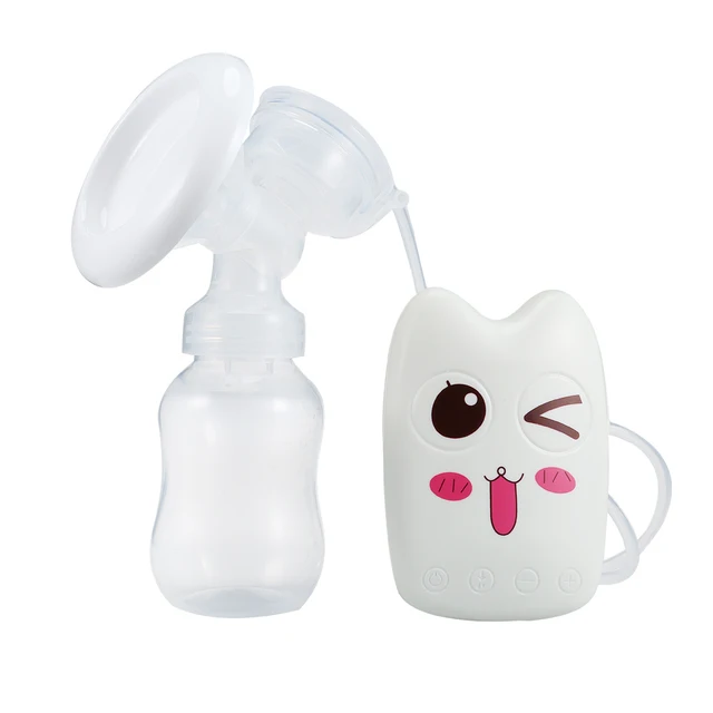 Baby Breast Pump Bottle Automatic Massage Milking Machine Powerful Nipple Suction USB Electric Breast Pump With Baby Milk Bottle