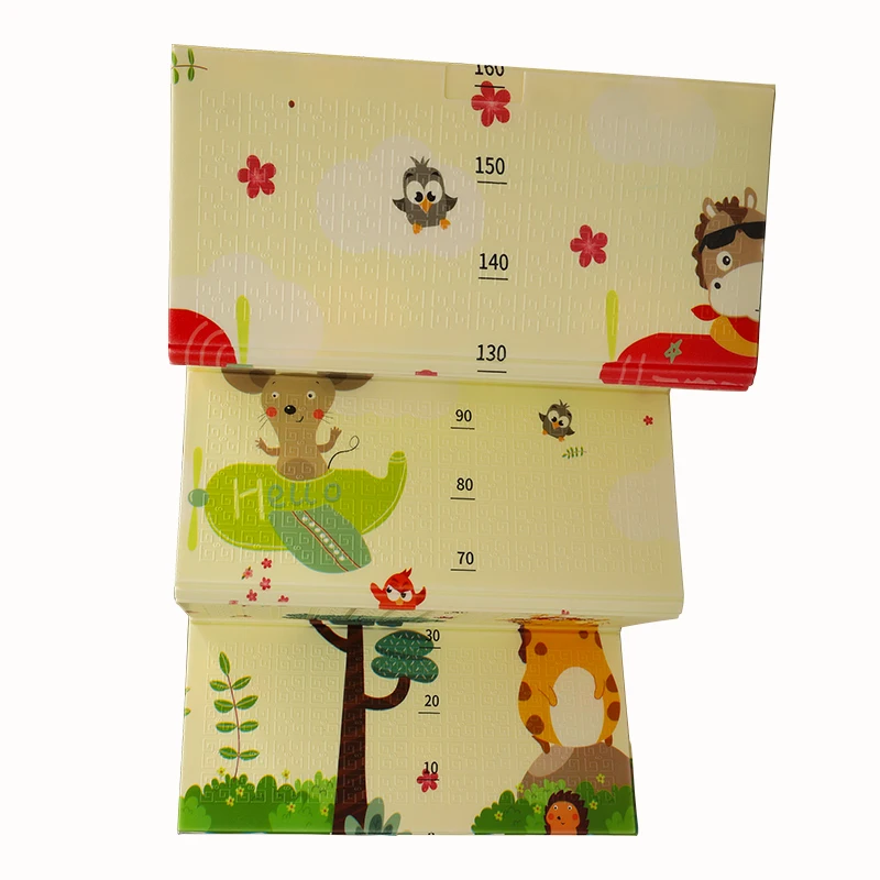 

200*180cm Xpe Crawling Pad Folding Mat Baby Carpet baby play mat Foldable Baby Climbing Pad Baby blanket playmat gym puzzle toys