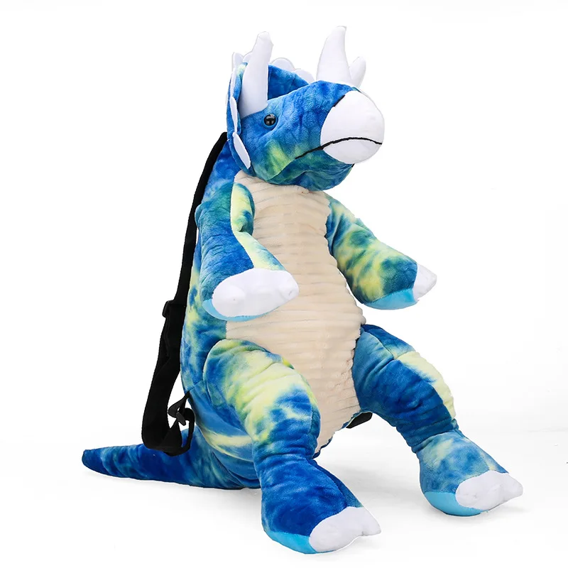

Cartoon female male plush doll backpack children's school bag shoulder bag girl boy cartoon dinosaur backpack travel bag