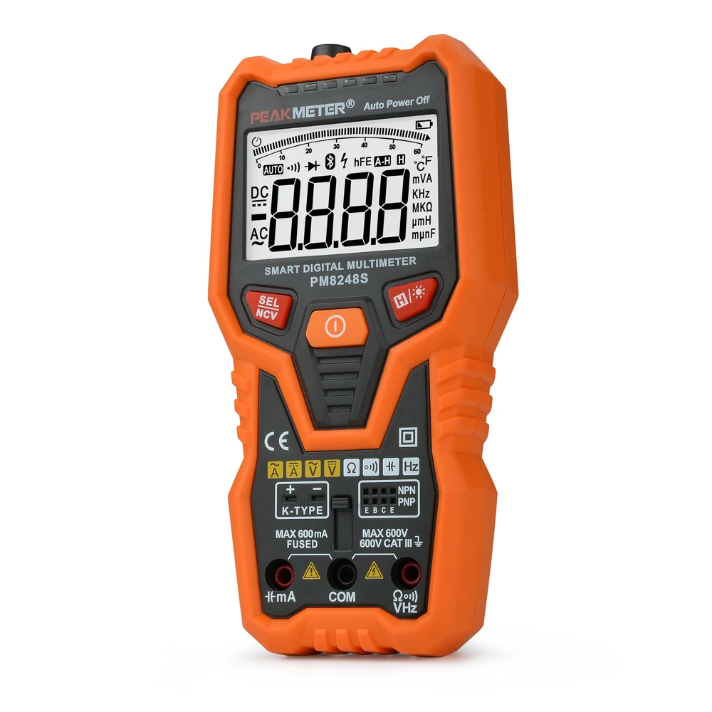 PM8248S-Smart-AutoRange-Professional-Digital-Multimeter-Voltmeter-with-NCV-Frequency-Bargraph-Temperature-Transistor-test