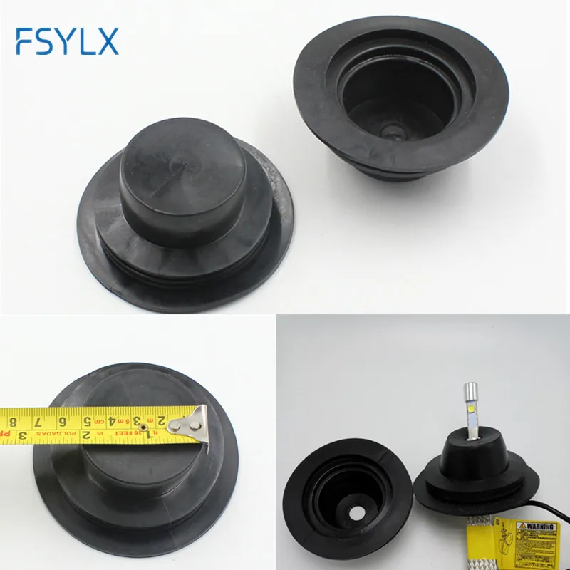 FSYLX HID LED headlight car dust cover rubber waterproof dustproof For Car Motorcycle LED Xenon HID