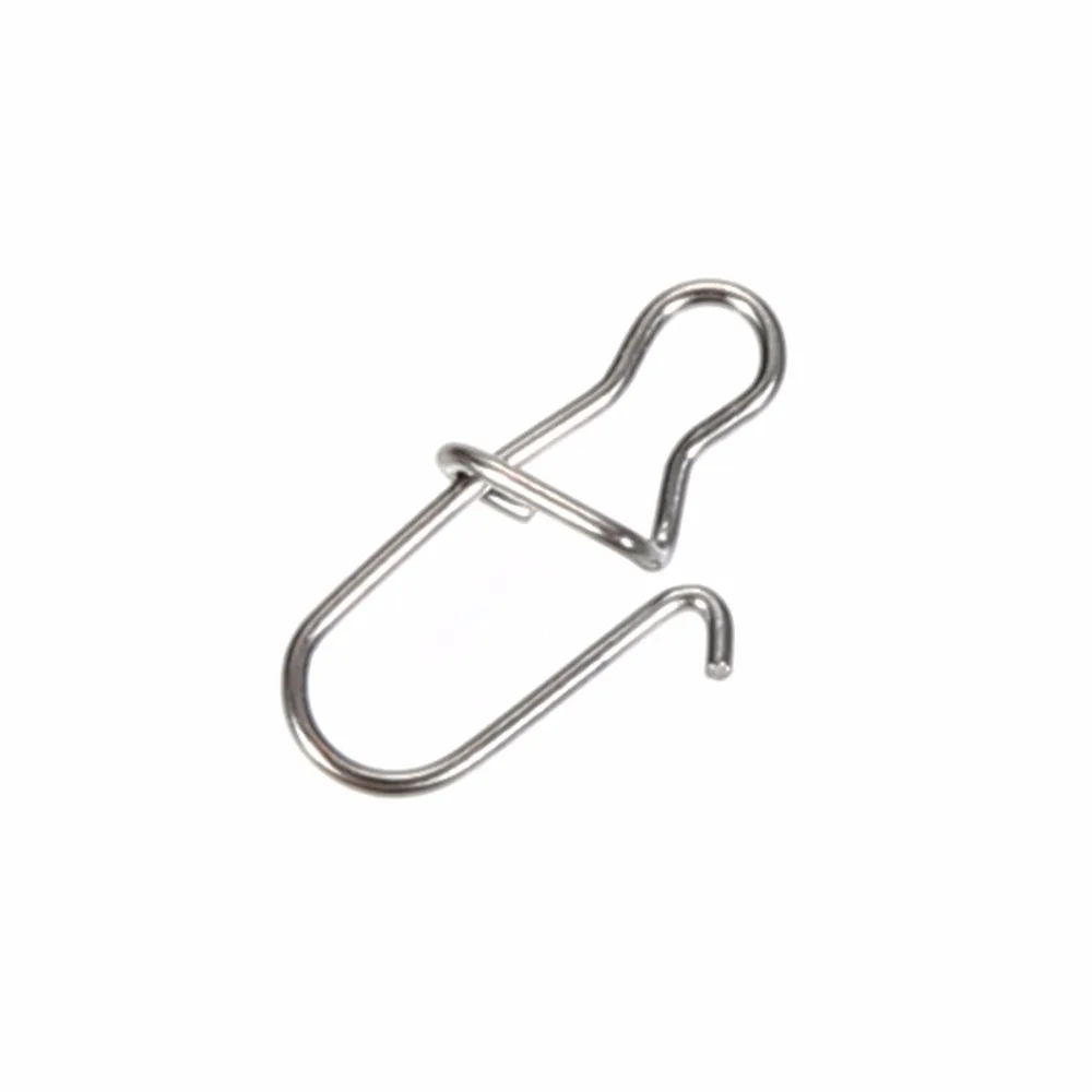 JOSHNESE 50 шт. защелки из нержавеющей стали|hook connector|snap swivelfishing hook |