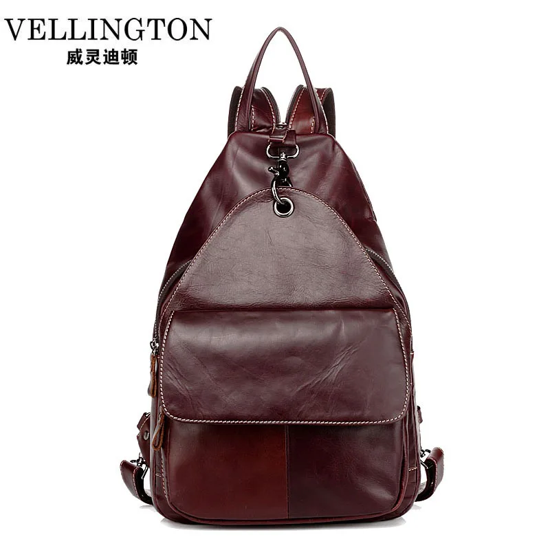 High quality Genuine leather backpack college santoro girl small daypacks backpacks stacy bag women vintage bags for teenagers